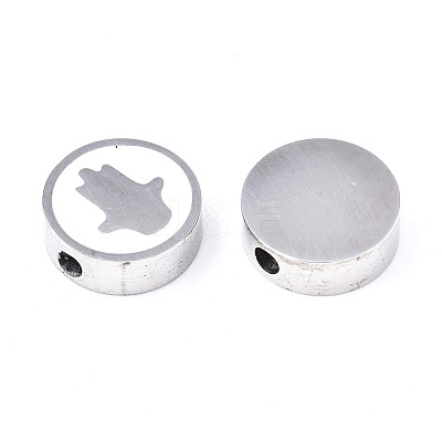 304 Stainless Steel Beads X-STAS-S080-021P-1