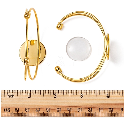 DIY Blank Dome Bangle Making Kit DIY-FS0003-50G-1