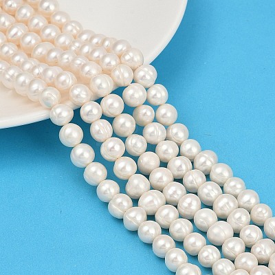 Natural Cultured Freshwater Pearl Beads Strands PEAR-I007-07Z-03C-01-1