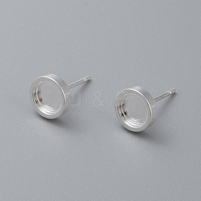 304 Stainless Steel Stud Earring Findings X-STAS-H410-07S-C-1