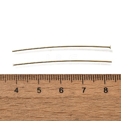 Brass Flat Head Pins KK-H502-01H-G-1