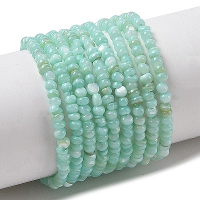 Natural Freshwater Shell Beads Strands SHEL-P017-01A-08-1