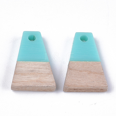 Resin & Wood Pendants LS-RESI-S358-52B-1