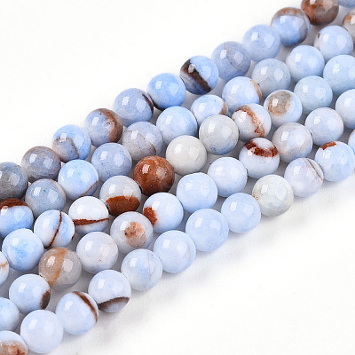 Natural Persian Jade Beads Strands G-A255-A02-04A-1