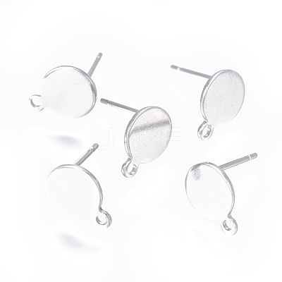 Non-Tarnish 304 Stainless Steel Ear Stud Components STAS-F227-19A-P-1