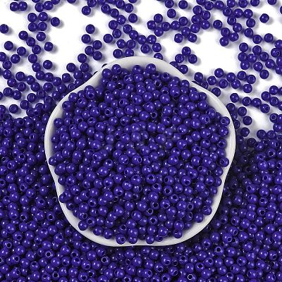Opaque Acrylic Beads SACR-A007-01A-05-1