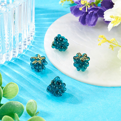 4Pcs Handmade Lampwork Beads LAMP-TA0002-24C-1