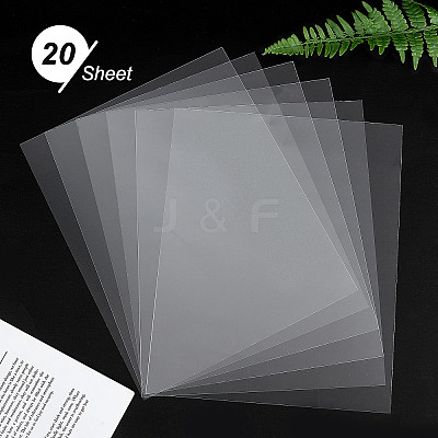 Transparent Plastic Board with Protective Paper for Photo Frame Replacement DIY-OC0003-74E-1