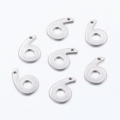 Tarnish Resistant 201 Stainless Steel Pendants STAS-F128-01P-6-1