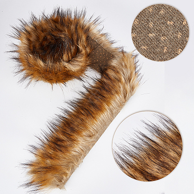 Polyester Artificial Wool Fabric AJEW-WH0326-16B-1