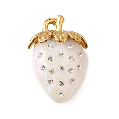 304 Stainless Steel Acrylic Pendants STAS-E549-03G-01-1