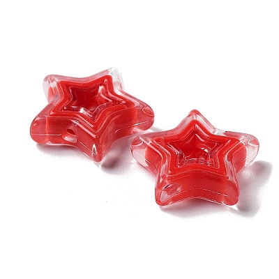 Acrylic Beads SACR-G033-02G-1