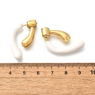 304 Stainless Steel Stud Earrings EJEW-C133-04G-05-1