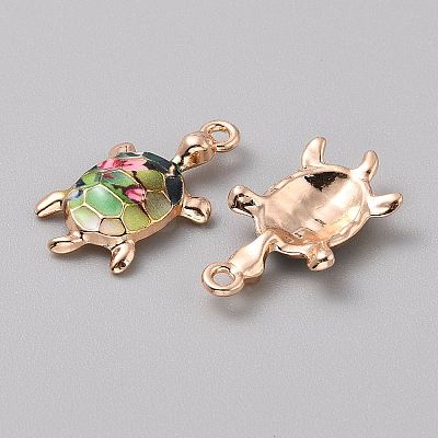 Alloy Enamel Pendants FIND-CJC0027-01G-13-1