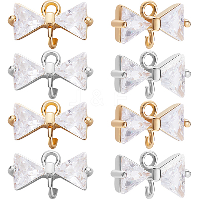 20Pcs 2 Colors Brass Connector Charms KK-BBC0014-45-1