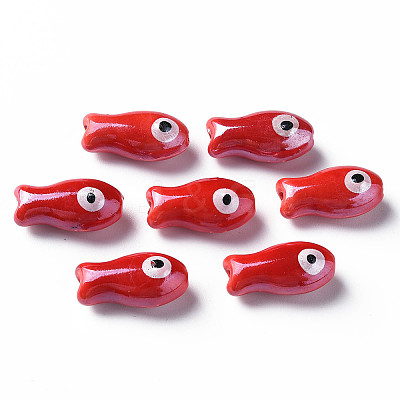 Handmade Porcelain Beads PORC-T007-06D-1