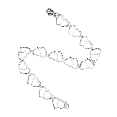 Tarnish Resistant 304 Stainless Steel Chain Bracelets BJEW-P236-06P-1