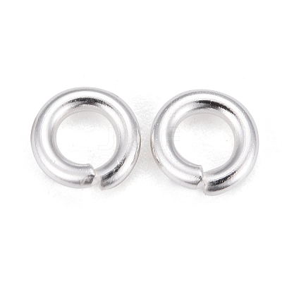 Rack Plating Brass Open Jump Rings KK-O139-18K-S-1