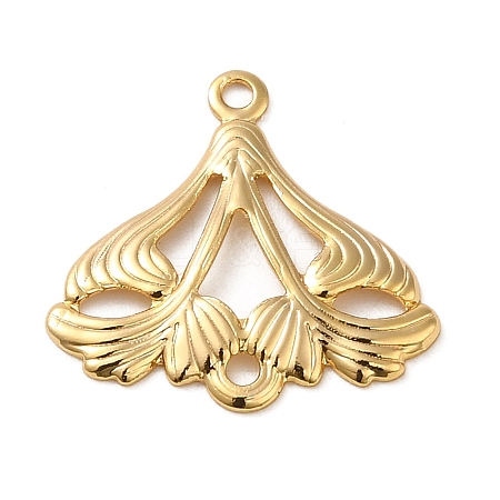 Brass Hollow Links KK-O100-17G-01-1