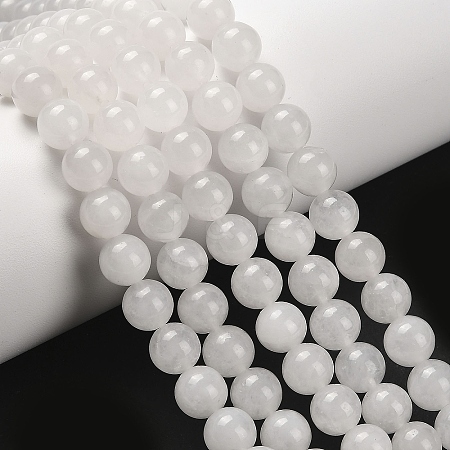 Natural Malaysia Jade Bead Strands X-G-A146-8mm-A29-1