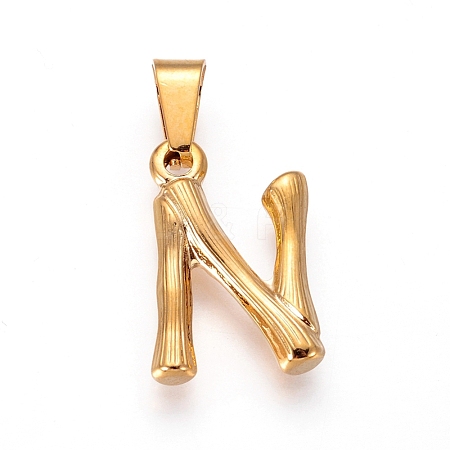 304 Stainless Steel Pendants X-STAS-F235-01G-N-1