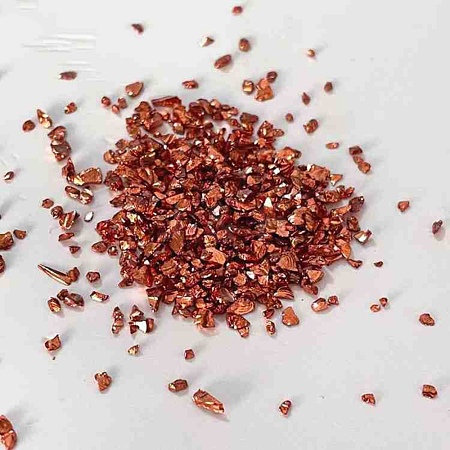 Crushed Glass Stone Nail Art Decoration Accessories MRMJ-WH0074-51R-1