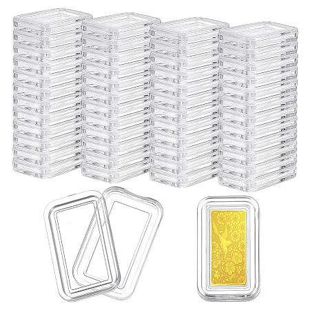 Acrylic Packing Boxes with Lids for Gold Bar LS-CON-WH0085-142-1