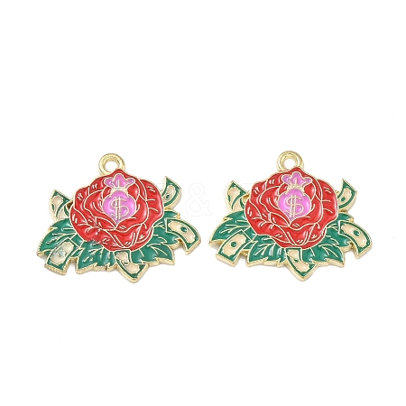 Alloy Enamel Pendants ENAM-I082-01G-05-1
