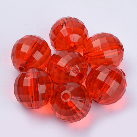 Transparent Acrylic Beads TACR-Q254-22mm-V12-1