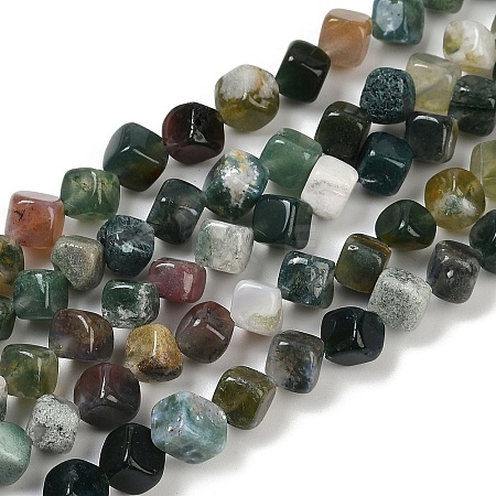 Natural Indian Agate Beads Strands G-A257-A12-01-1