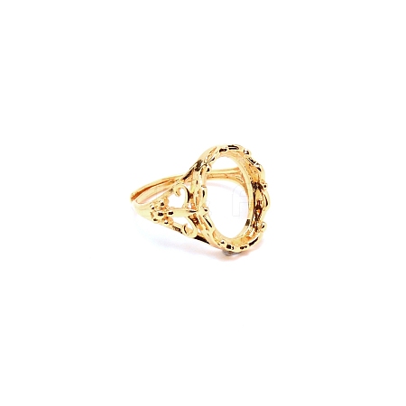 Adjustable Brass Finger Ring Components FIND-WH0110-003E-1