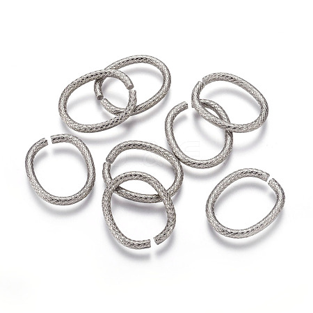 Tarnish Resistant 304 Stainless Steel Linking Rings STAS-I102-05-1