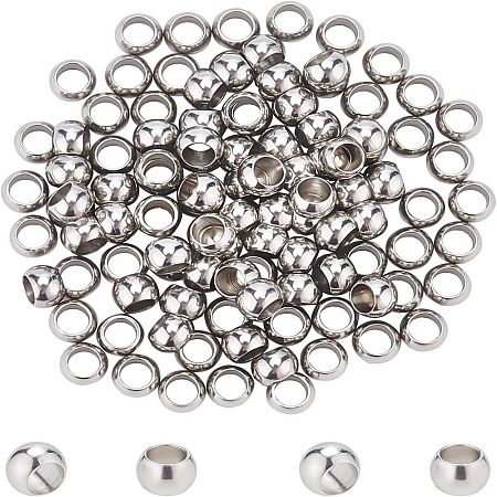 Unicraftale 100Pcs 304 Stainless Steel Beads STAS-UN0025-47-1