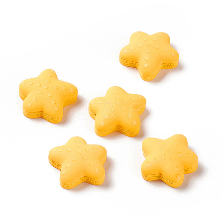 Opaque Resin Cabochons LS-RESI-G036-F04-1