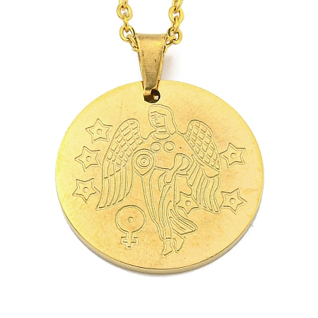 Constellation Pendant Necklaces LS-NJEW-S422-04G-06-1