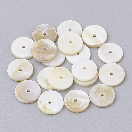 Freshwater Shell Beads SHEL-Q021-06B-1