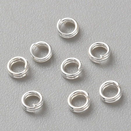 925 Sterling Silver Split Rings STER-WH0009-21B-1