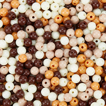 Opaque Acrylic Beads SACR-PA0001-04A-01-1