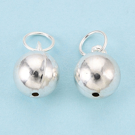 925 Sterling Silver Round Ball Charms STER-T008-24S-1