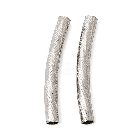 304 Stainless Steel Tube Beads STAS-B128-13F-P-1