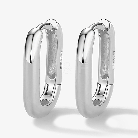 Sterling Silver Hoop Earring ZM8420-1-1