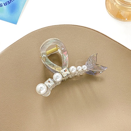 Fish Acrylic Claw Hair Clips PW-WGDC66D-06-1