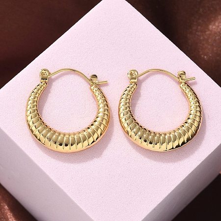 304 Stainless Steel Hoop Earrings for Women EJEW-L296-044G-1