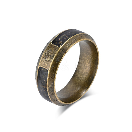 Retro Viking 304 Stainless Steel Finger Rings FS-WG4B70E-13-1