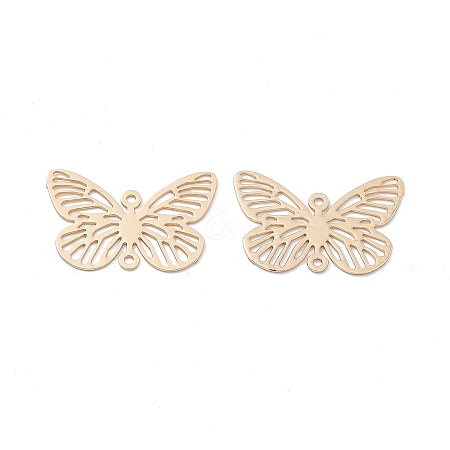 Brass Filigree Connector Charms KK-B064-03LG-1