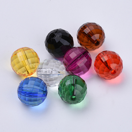 Transparent Acrylic Beads TACR-Q254-12mm-V-1