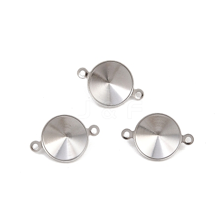 304 Stainless Steel Connector Charms STAS-B108-02P-02-1