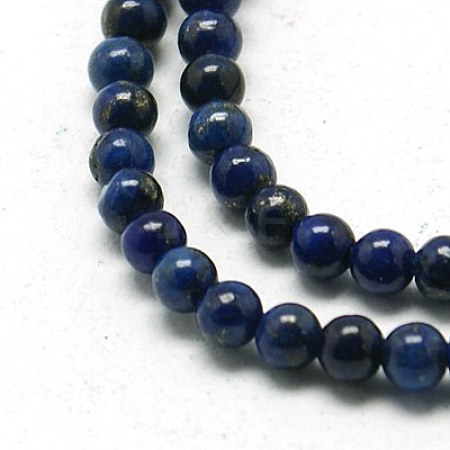 Natural Lapis Lazuli Beads Strands G-J001I-3mm-1