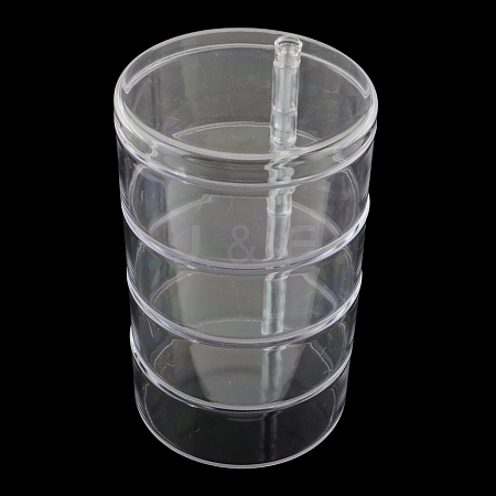 Rotatable Column Plastic Bead Storage Containers CON-Q023-31-1