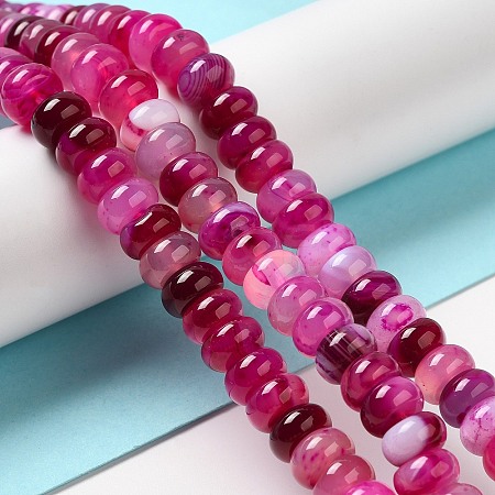 Natural Agate Beads Strands G-H295-C03-02-1